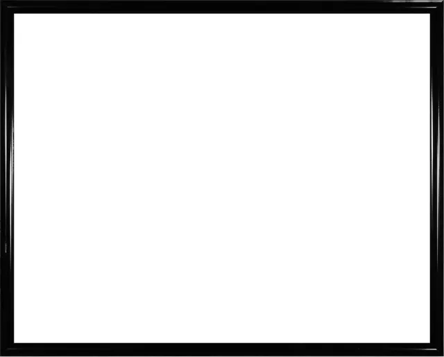 Homedecoration Biggy – Fotolijst – Fotomaat – 74 x 78 cm – Kunststof – Hoogglans zwart