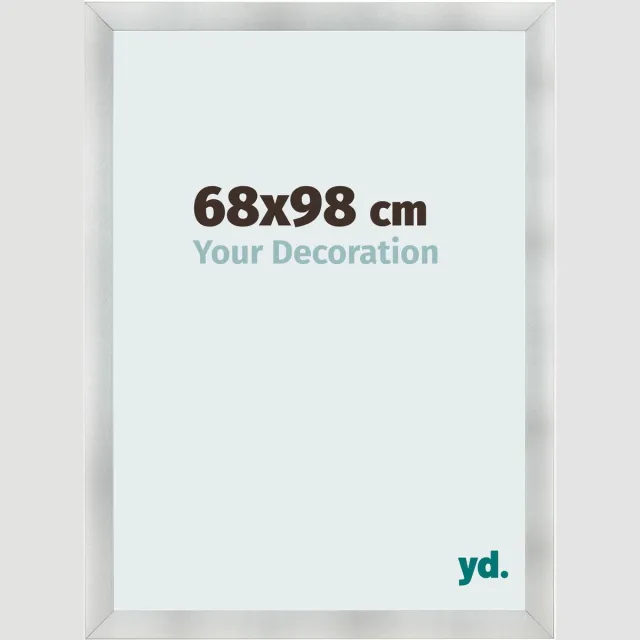 yd. Your Decoration - Fotolijst 68x98 cm - MDF - Aluminium Geborsteld - Pisa