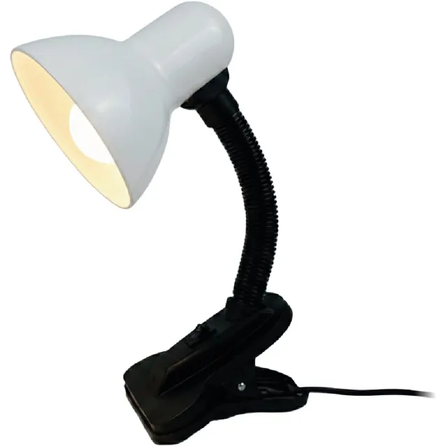 Luxus Europe Bureaulamp Toby Wit - Leeslamp - Bureauverlichting voor Thuis en Kantoor