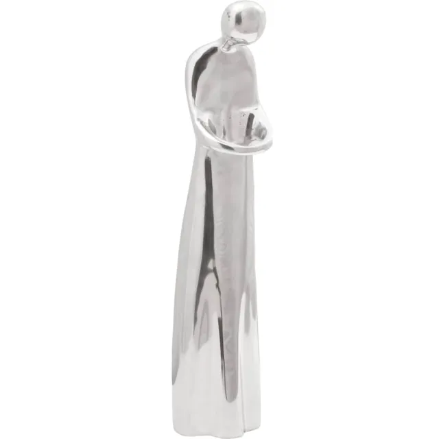 vidaXL sculptuur zilver 10 x 16 x 49 cm Aluminium