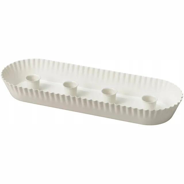 ikea VINTERFINT Kandelaar voor 4 kaarsen, wit, 4 cm