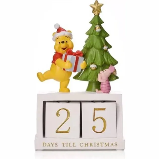 Disney Christmas, Aftel kalender Winnie the pooh en knorretje Geel