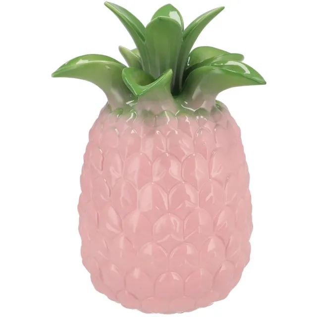 DK design Bloemenvaas Tropical Pineapple - ananas vaas - roze - D18 x H28 cm