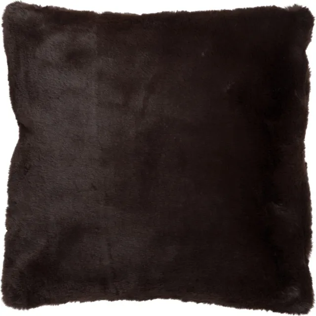 J-Line kussen Cutie - polyester - donkerbruin