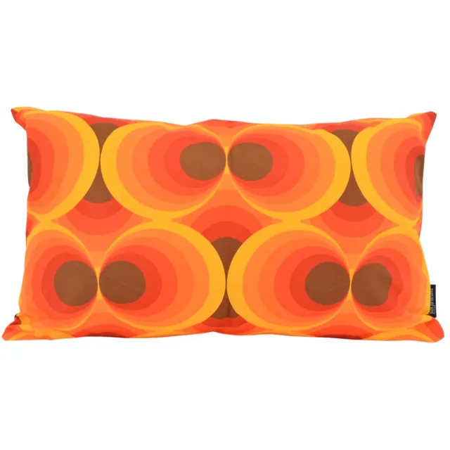 Gek op Kussens! Sierkussen Retro Style #15 | 30 x 50 cm | Katoen/Polyester Geel-Rood