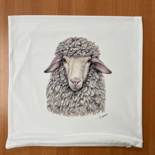 Mariele World Kussen ~Schaf Weiss / Flauschig ~ Schaap Design