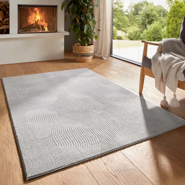 TrueWeave Zacht vloerkleed - Fuzz Waves grijs 80x150