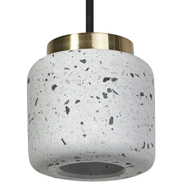 Osram Decor Terrazzo decoratieve hanglamp met terrazzo bol , 100 mm, met GU10 fitting, wit