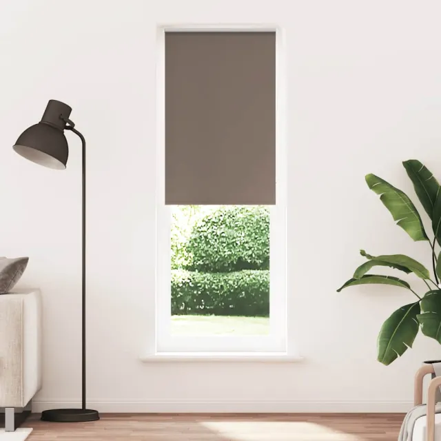 vidaXL Rolgordijn verduisterend koffie 80x210 cm stofbreedte 75,7 cm Bruin