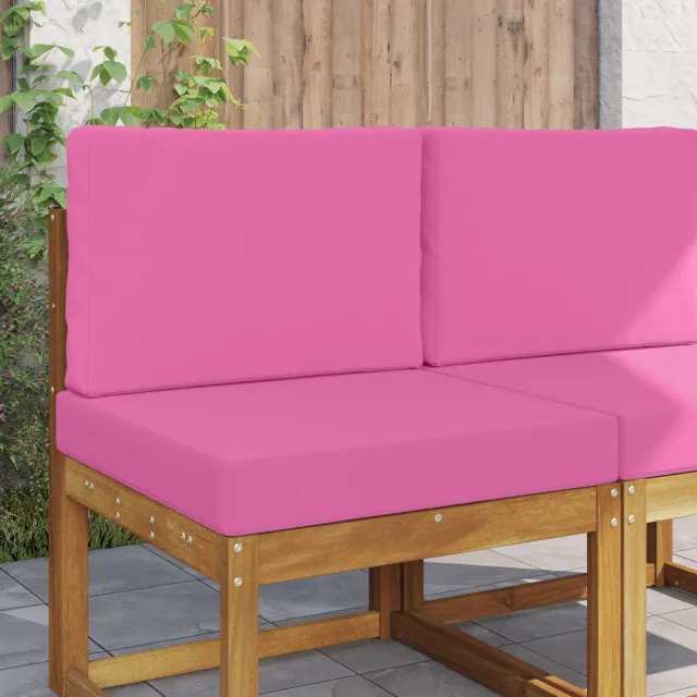 vidaXL Buiten bankkussen Polyester Roze 60 x 60 cm