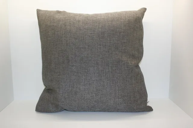 Moltex Sierkussen Blanche - blauw - 45x45 cm grijs