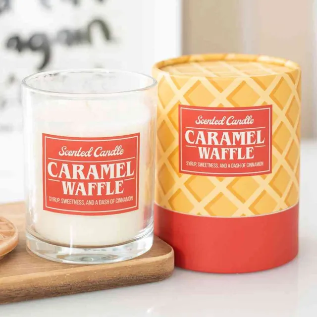 Something Different Caramel Waffle Scented Geurkaars - Multicolours
