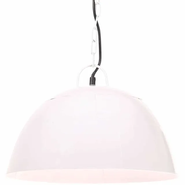 vidaXL Hanglamp industrieel vintage rond 25 W E27 41 cm wit