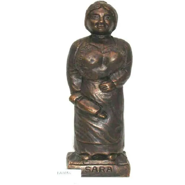 Rawa Geschenken Sara staand - Groot - 9x28x7 cm - Neolith - Brons kleurig - Beeld