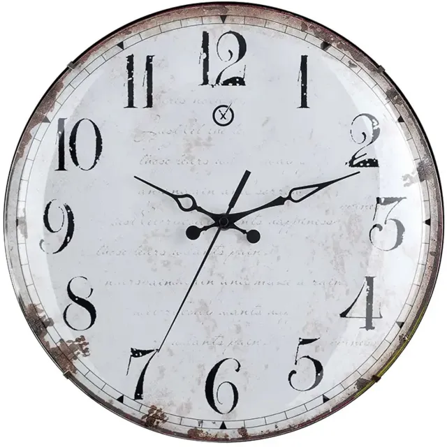 Sompex Wandklok | Tafelklok | Caracas | 8194 | Diameter 20x 4cm | Vintage vintage bruin-wit
