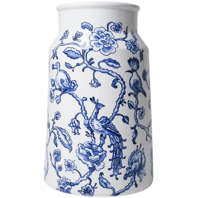 Heinen Delfts Blauw Melkbusvaas The Heritage Collection - Bonte Familie - Keramiek - 30 cm Delfts blauw