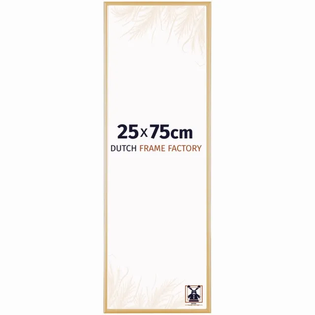 Dutch Frame Factory Fotolijst 25x75 cm - Aluminium - Goud Vintage - Kampen