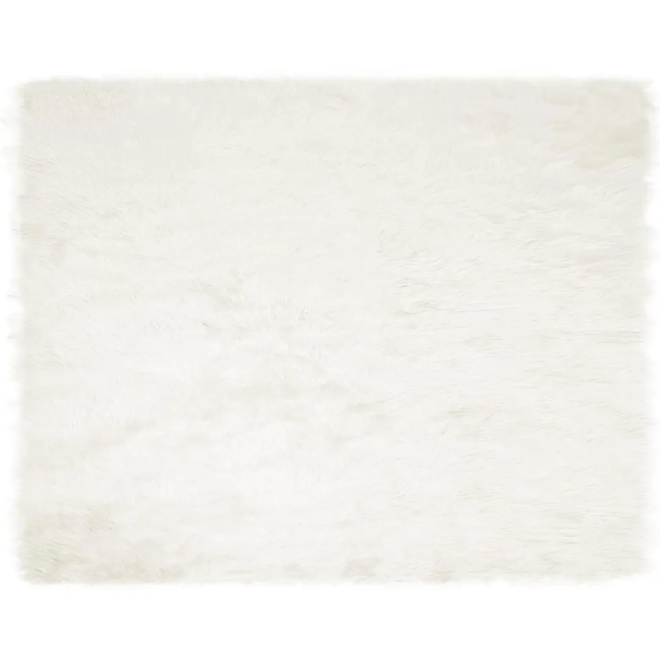 vidaXL Tapijt van imitatie TAFALLA Wit 200 x 280 cm Polyester