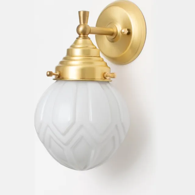 Coloured by Art Wandlamp Victory Royal Messing - Art Deco Trade