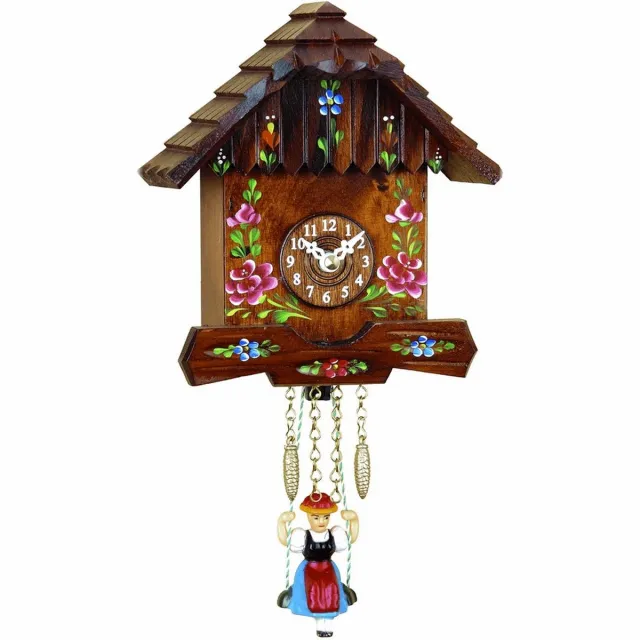 Trenkle 73_SBQ - Wandklok - kwarts - Miniatur-Uhr bruin