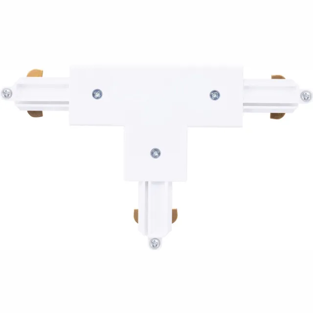 LEDVION 1-Fase Rail T-Vorm Connector Rechts-1 (Wit) - Naadloze Intergratie 1-Fase