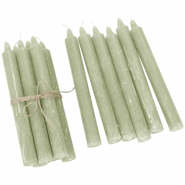 Loberon Kaars set van 12 Bauceau salie