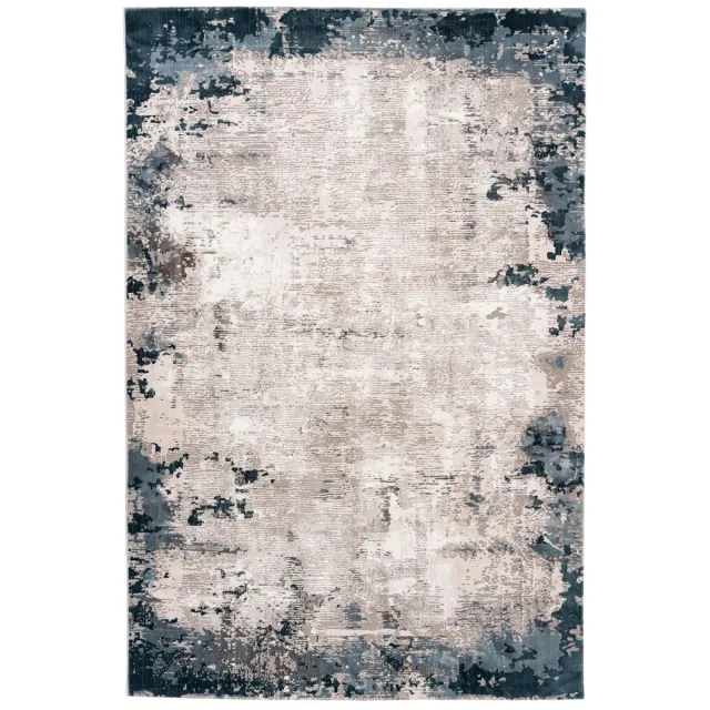 Padiro design laagpolig vloerkleed - lichtbeige - modern abstract ontwerp - van polyester