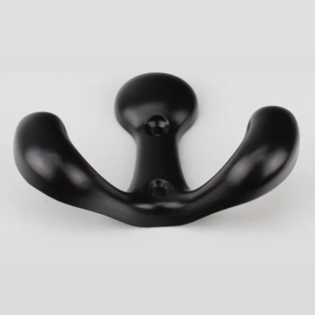 Hookz Wandhaak Daan - zwart | Jashaak | Wandhaak | kapstok haken | Kapstokhaak Zwart | Hookz