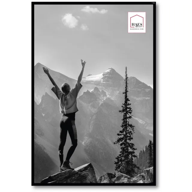 HAES deco Kunststof fotolijst 40x60 zwart Easy Frame - EF9B