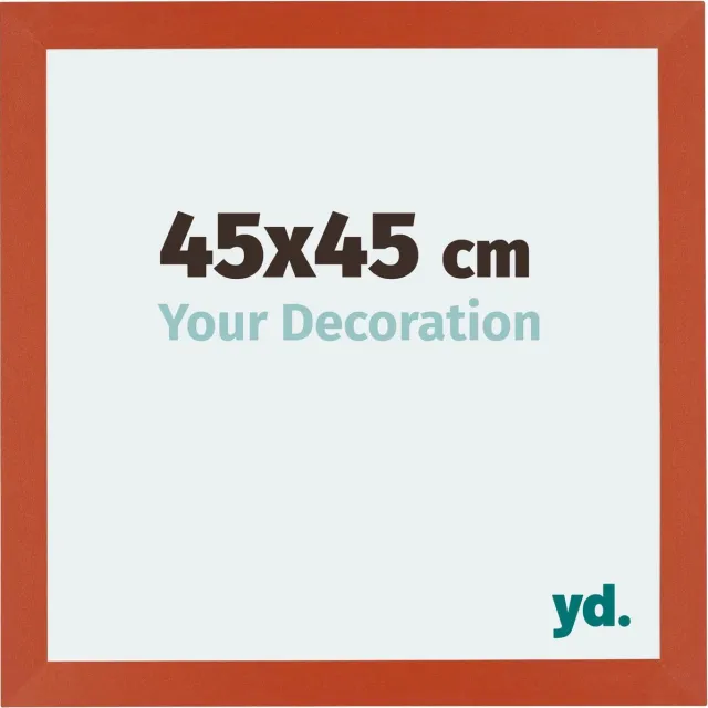 yd. Your Decoration - Fotolijst 45x45 cm - MDF - Oranje - Mura