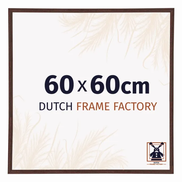Dutch Frame Factory Fotolijst 60x60 cm - Kunststof - Bruin - Angers