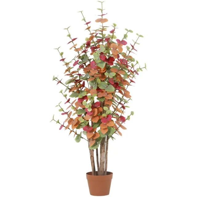 Florafy Kunstplant Eucalyptus Multicolor 120cm - Kunstplanten voor binnen - Onderhoudsvrij Groen