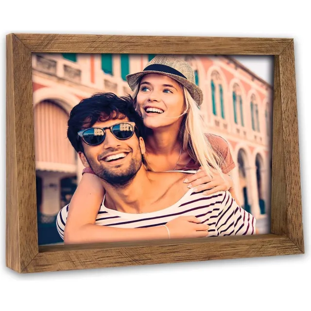 Zep Houten fotolijst Marne horizontaal bruin voor foto formaat 13x18 - BM572H