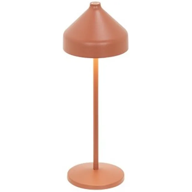 Zafferano AMELIE Oplaadbare en dimbare LED-tafellamp Terracotta