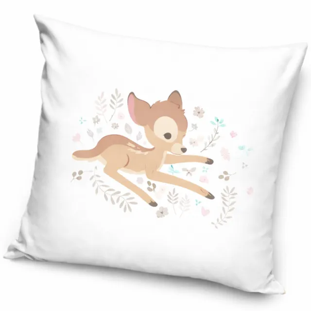 Disney Bambi fluwelen kussensloop 40x40 cm Wit