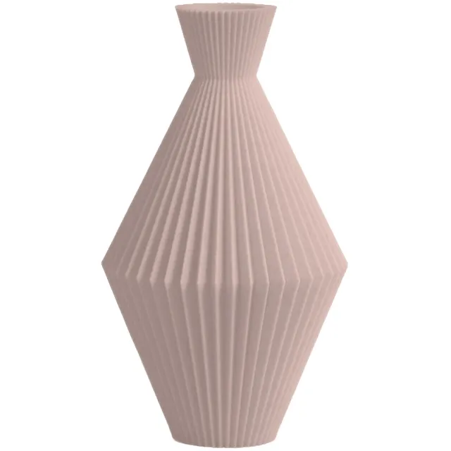 Layvo ARDEN Vaas - Bloesem - D15 x H25 cm - droogbloemen vaas - gerecycled plastic