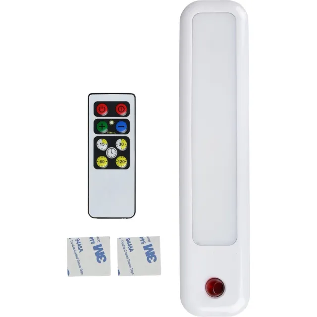 Benson LED lichtbalk - wit - afstandsbediening - timerfunctie - 21,5 cm