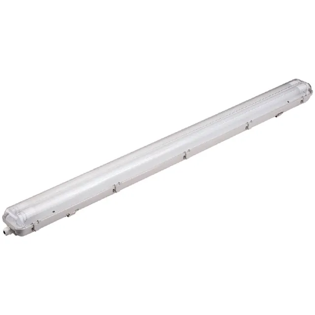Qualu LED TL Armatuur met T8 Buizen - Pimosta - 120cm Dubbel - 36W - Natuurlijk Wit 4200K - Mat Grijs