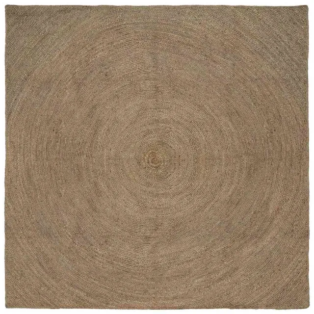 vidaXL Vloerkleden Grijs 240 x 240 cm Jute