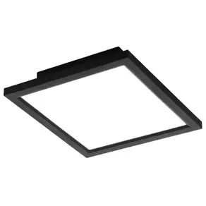 Eglo Plafondlamp Zigbee Salobrena Zwart 300x300mm