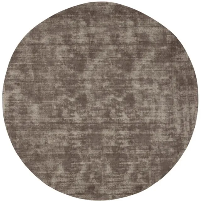Meubelplaats MUST Living La Belle vloerkleed rond viscose saliegroen - Ø150 cm sage green