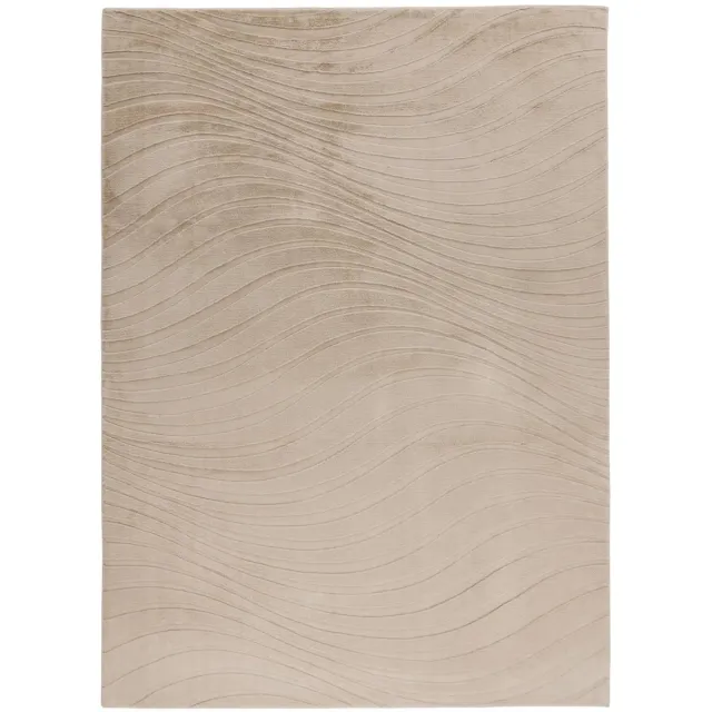 Dutch XXL Japandi Vloerkleed | Tapijt | Comfort | Golven | Beige | 200x290 cm