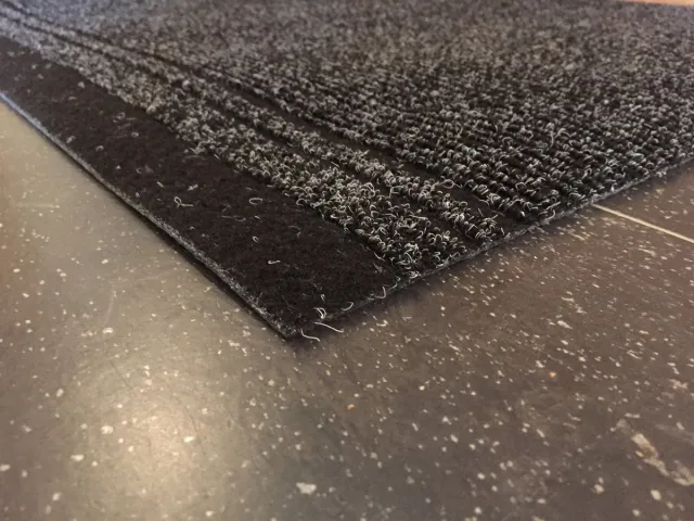 JYG Tapijtloper Club Antraciet 100 x 950 cm - Keukenloper - Anti Slip - snijdbaar
