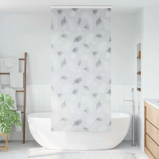 vidaXL Doucherolgordijn met cassette 110x240 cm stofbreedte 106 cm Grijs