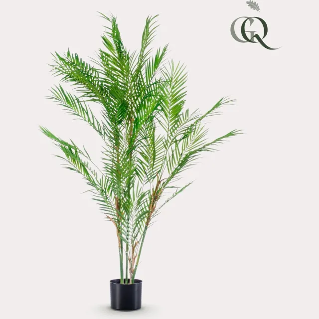 Green Harmony Plants Kunstplant - Chamaedorea Elegans - Bergpalm - 120 cm Groen