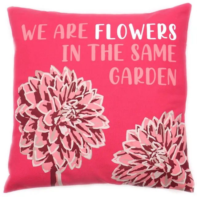 Ancient Wisdom Sierkussenhoes - Bedrukte katoenen kussenhoes - vintage - antiek - decoratie - bloemen - interieur multicolor