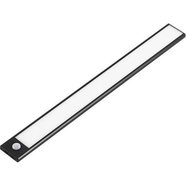 ABC-Led LED onderkast verlichting - Neutraal wit - USB oplaadbaar - 30cm - Zwart