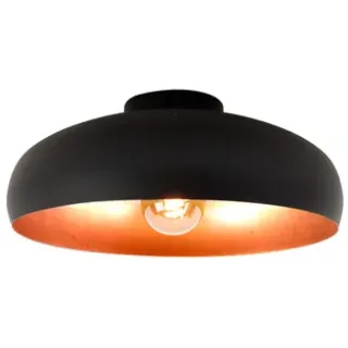 EGLO Plafondlamp Mogano Zwart Koper ⌀40cm Zwart;Koper;