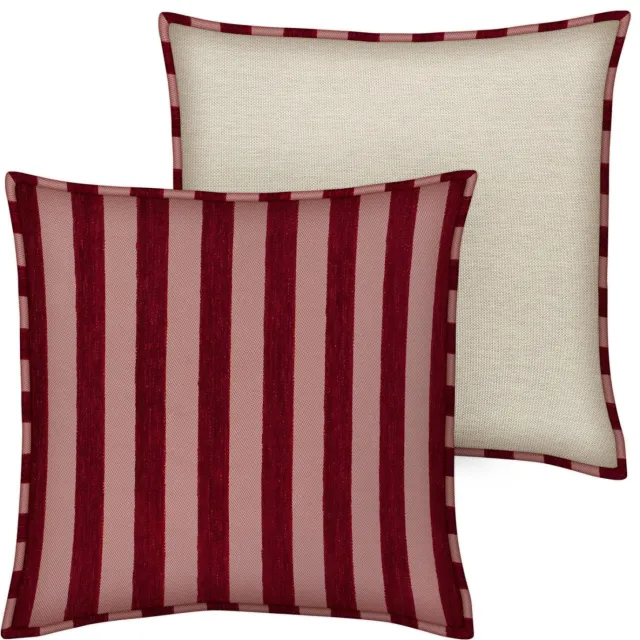 Palais binnen- en buitenkussen Jackie (45x45 cm) Roze/rood