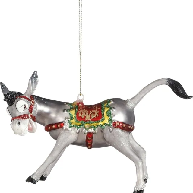 Efteling Kerstbal Ezel multi